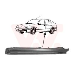 Slenksčio skardelė VAN WEZEL 4319104