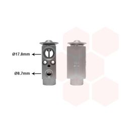 Išsiplėtimo vožtuvas, oro kondicionavimas VAN WEZEL 06001362