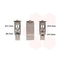 Išsiplėtimo vožtuvas, oro kondicionavimas VAN WEZEL 09001219