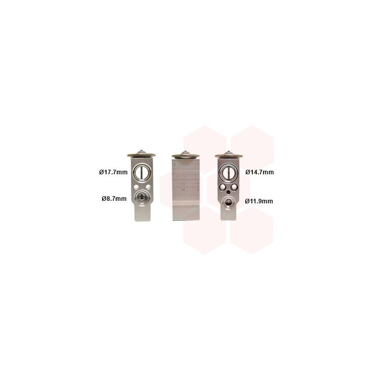 Išsiplėtimo vožtuvas, oro kondicionavimas VAN WEZEL 09001219