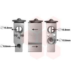 Išsiplėtimo vožtuvas, oro kondicionavimas VAN WEZEL 27001257