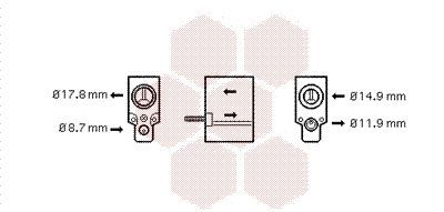 Išsiplėtimo vožtuvas, oro kondicionavimas VAN WEZEL 43001333