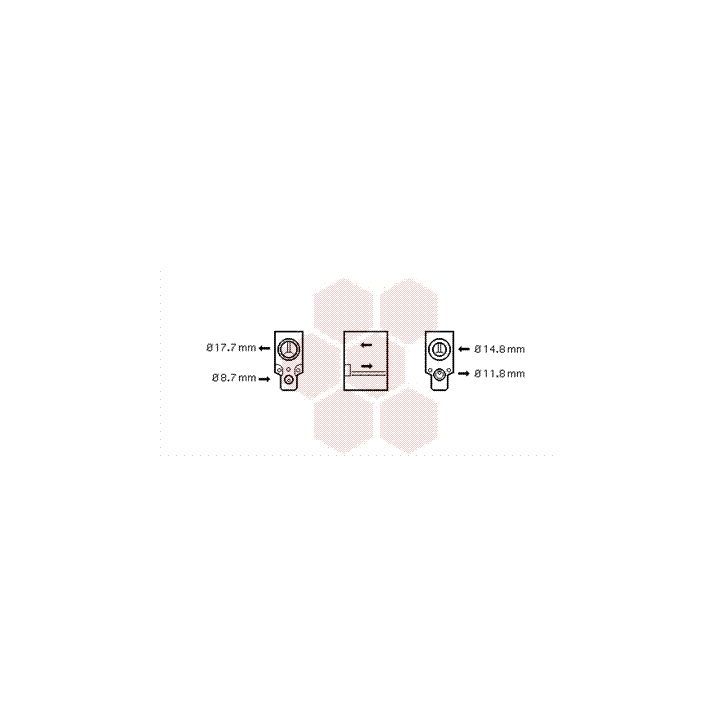 Išsiplėtimo vožtuvas, oro kondicionavimas VAN WEZEL 43001335