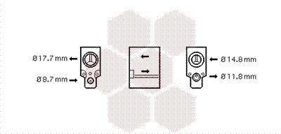 Išsiplėtimo vožtuvas, oro kondicionavimas VAN WEZEL 43001335