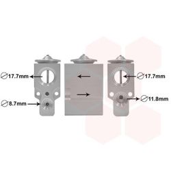 Išsiplėtimo vožtuvas, oro kondicionavimas VAN WEZEL 43001488