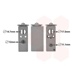 Išsiplėtimo vožtuvas, oro kondicionavimas VAN WEZEL 43011700