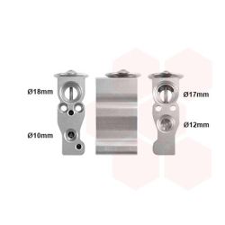 Išsiplėtimo vožtuvas, oro kondicionavimas VAN WEZEL 43011701