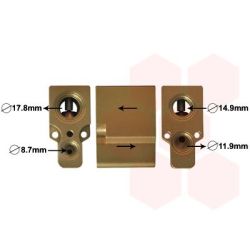 Išsiplėtimo vožtuvas, oro kondicionavimas VAN WEZEL 58001076