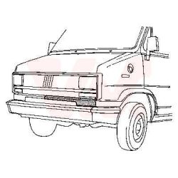 Priekinis variklio gaubtas VAN WEZEL 1745166