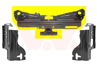 Priekinis variklio gaubtas VAN WEZEL 4371663