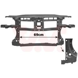 Priekinis variklio gaubtas VAN WEZEL 5839668