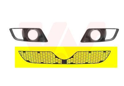 Ventiliacijos grotelės, buferis VAN WEZEL 0159590