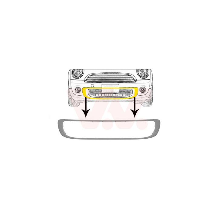 Ventiliacijos grotelės, buferis VAN WEZEL 0508597