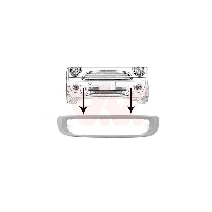 Ventiliacijos grotelės, buferis VAN WEZEL 0508599