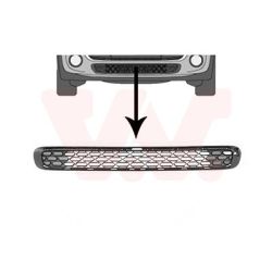 Ventiliacijos grotelės, buferis VAN WEZEL 0518590