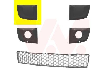 Ventiliacijos grotelės, buferis VAN WEZEL 1604592