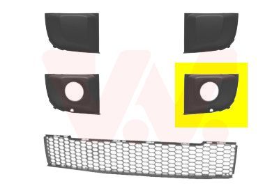 Ventiliacijos grotelės, buferis VAN WEZEL 1604593