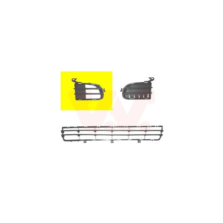 Ventiliacijos grotelės, buferis VAN WEZEL 1623592