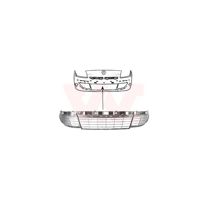 Ventiliacijos grotelės, buferis VAN WEZEL 4380590