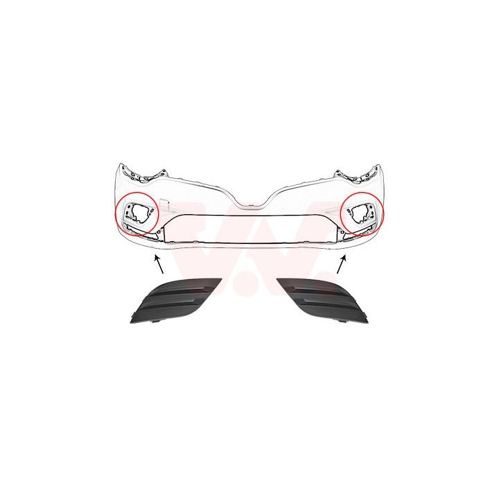 Ventiliacijos grotelės, buferis VAN WEZEL 4420597