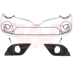 Ventiliacijos grotelės, buferis VAN WEZEL 4420598