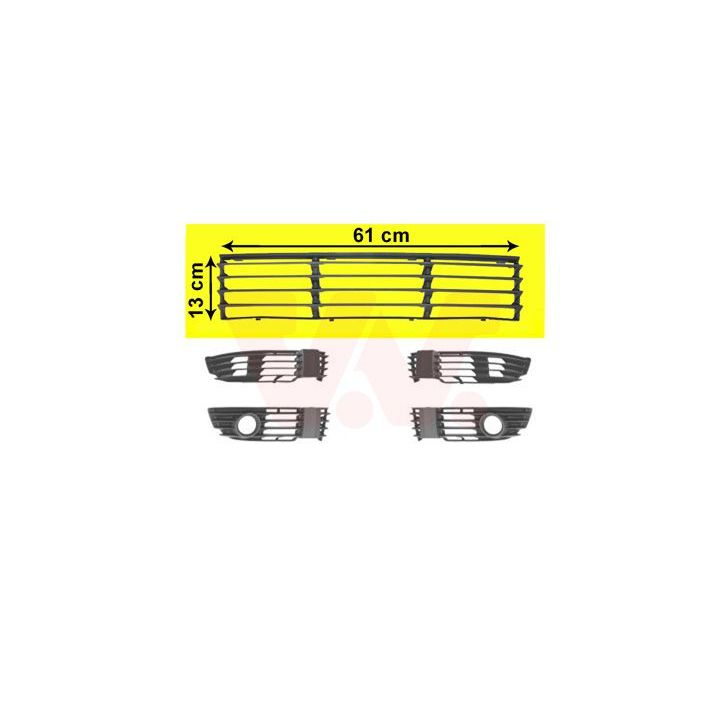 Ventiliacijos grotelės, buferis VAN WEZEL 5837590