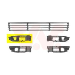 Ventiliacijos grotelės, buferis VAN WEZEL 5837592