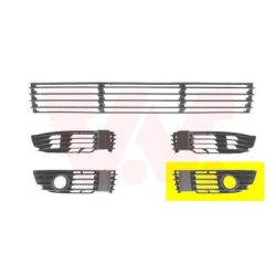 Ventiliacijos grotelės, buferis VAN WEZEL 5837593