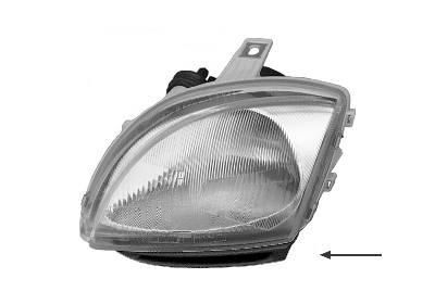 Priekinis žibintas VAN WEZEL 1601985