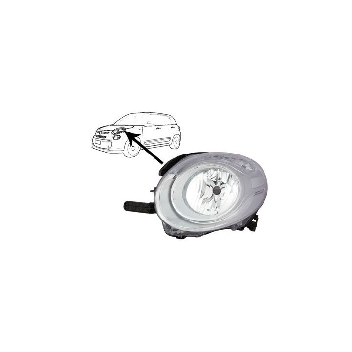 Priekinis žibintas VAN WEZEL 1609963