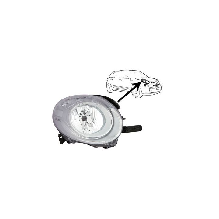 Priekinis žibintas VAN WEZEL 1609964