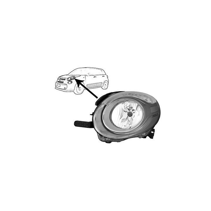 Priekinis žibintas VAN WEZEL 1609965M