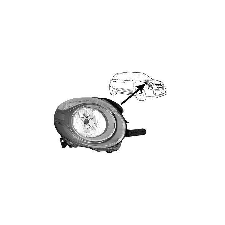 Priekinis žibintas VAN WEZEL 1609966M