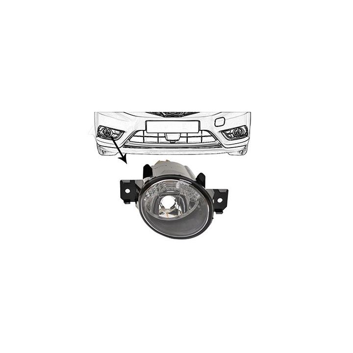 Rūko žibintas VAN WEZEL 3341998