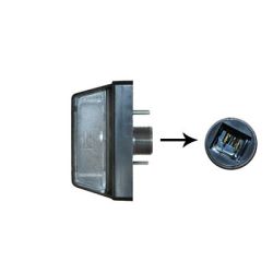 Valstybinio numerio apšvietimas VAN WEZEL 1650940