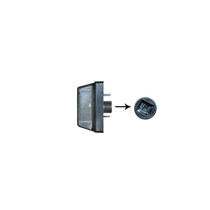 Valstybinio numerio apšvietimas VAN WEZEL 1650940