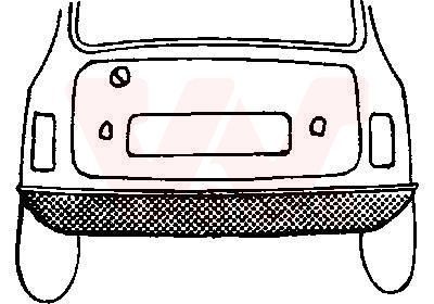 Galinis skydas VAN WEZEL 0201.35