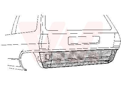 Galinis skydas VAN WEZEL 5820136