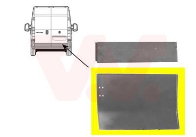 Galinės durys VAN WEZEL 1747160