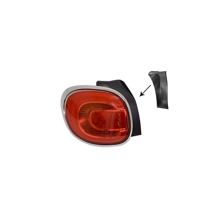 Kombinuotas galinis žibintas VAN WEZEL 1609921