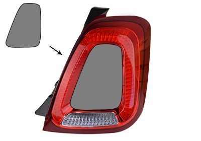 Kombinuotas galinis žibintas VAN WEZEL 1614934