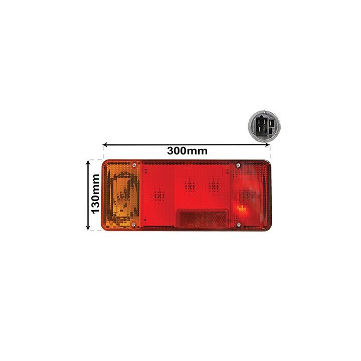 Kombinuotas galinis žibintas VAN WEZEL 2810925