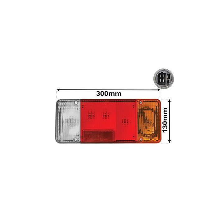 Kombinuotas galinis žibintas VAN WEZEL 2810926