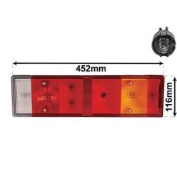 Kombinuotas galinis žibintas VAN WEZEL 2812926