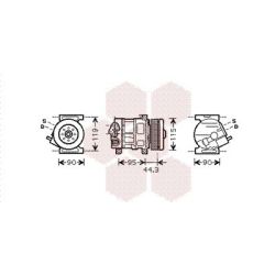 Kompresorius, oro kondicionierius VAN WEZEL 1700K330