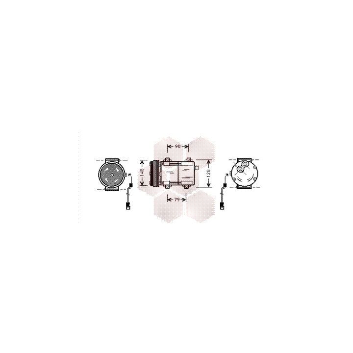 Kompresorius, oro kondicionierius VAN WEZEL 1800K277