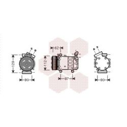 Kompresorius, oro kondicionierius VAN WEZEL 4300K331