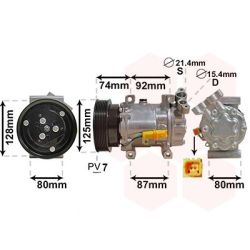 Kompresorius, oro kondicionierius VAN WEZEL 4300K452