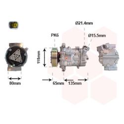 Kompresorius, oro kondicionierius VAN WEZEL 4301K718