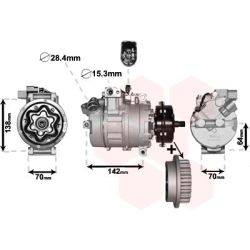 Kompresorius, oro kondicionierius VAN WEZEL 5800K987